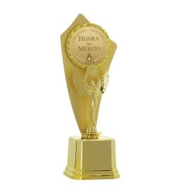 Troféu Honra ao Mérito 34cm Dourado Vitória