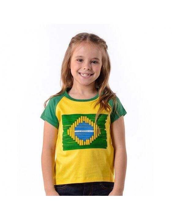 Camiseta Brasil Japura Infantil Braziline