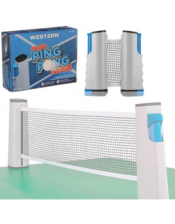 Rede Ping Pong Retrátil Western
