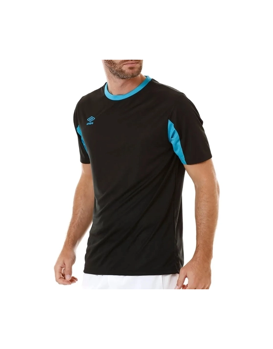 Uniforme de Futebol Umbro (Preto/Azul) 18 Camisas